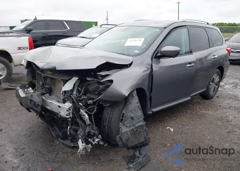 2019 Nissan Pathfinder Sl из США, поврежденный, VIN 5N1DR2MN7KC643693